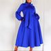 Women's Clothing Puff Sleeve Tie Up Large Skirt High Waist Elegant Bubble Sleeve Maxi Dress With Tie Waist | Flowy High-Low Hem Formal Gown_ecoleips.com