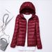 Lightweight Women's Hooded Down Jacket Slim Fit Plus Size Trendy Autumn Winter Outerwear Casual Elegant Fashion_ecoleips.com