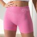 Women's Clothing Seamless Peach Hip Yoga Shorts For Women Solid Color Quick Drying Outer Wear Running Fitness Sports Three Quarter Pants_ecoleips.com