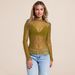 2025 Women's Cross-Border Euroean And American Half-High Collar See-Through Mesh T-Shirt Sexy Long-Sleeve Base Layer_ecoleips.com
