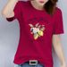 Summer European And American Cross-border Foreign Trade Wholesale T-shirts, Round-neck Casual Plus-size Loose_ecoleips.com