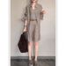 Women's High End Shirt Set Summer Casual Loose Fitting Vintage Style Trendy Whole Set_ecoleips.com