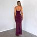 Summer Fashionable Elegant Sequined Strapless Dress American Style Ruched Bodycon Sexy Women's Clothing_ecoleips.com