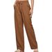 Women's Clothing Pants Wide Leg Casual Wide Leg Pants Cotton Linen Casual Beach Summer Pants With Pockets_ecoleips.com