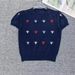 Real Shot: Exquisite Unique Star-Embroidered Round-Neck Short-Sleeve Knit Brand Logo For Women, New Summer Style, Versatile And_ecoleips.com