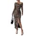 2026 Spring New Arrival: Cross-Border European American Foreign Trade Women's Clothing - Elegant And Sexy Leopard Print_ecoleips.com