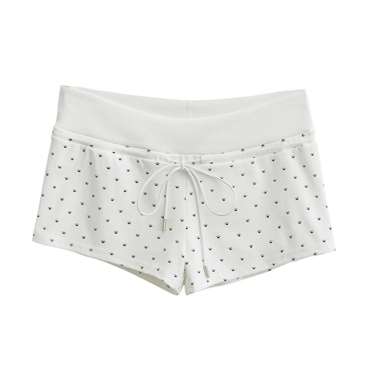 Leg-Lengthening Low-Waist Sports Shorts For Women Summer Loose Straight Wide-Leg With Unique Print Drawstring A-Line Hot_ecoleips.com