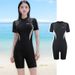 New Women's One Piece Swimsuit Korean Style Sports Diving Suit Plus Size Hot Spring Swimsuit For Women_ecoleips.com