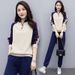 Women’s Casual Lounge Set – Long Sleeve Top + Wide-Leg Pants (M-4XL, 2 Colors) | Korean Oversized Style_ecoleips.com