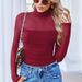 AE053 New European And American Cross-Border Women's Clothing Casual Slim Fit Pullover High_ecoleips.com