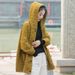 girl 25 Winter New Heavy Geometry Quilted Plaid Padded Thickened Improved Zen Style Women's Cotton Jacket Coat_ecoleips.com
