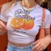 Women's Clothing Top Small Fresh Fruit Design Printed T Shirt Female_ecoleips.com