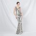 Women's Clothing Spot Fantasy Beads Long Evening Dress_ecoleips.com