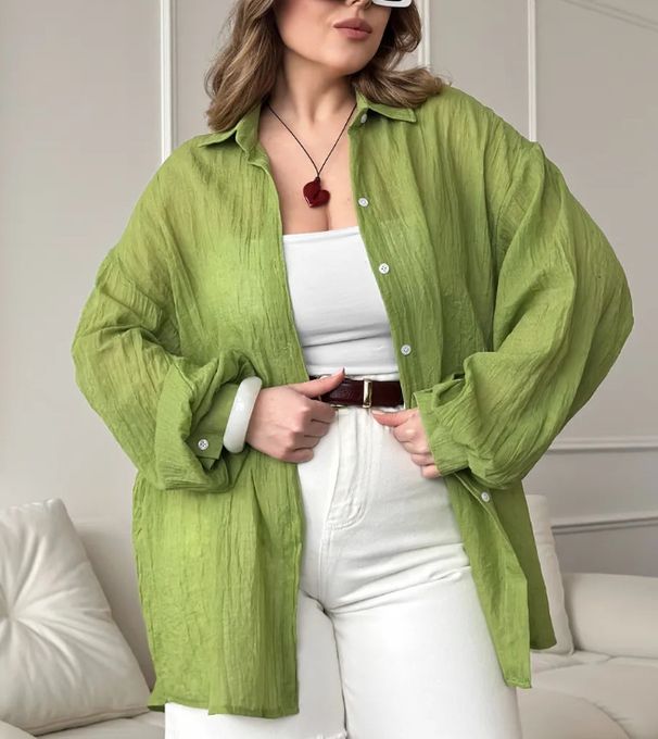 Women's Linen Blend Long Sleeve Shirt - Lightweight Sun Protection Cover Up Blouse_ecoleips.com