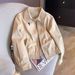 Kaikuo Women's Long Sleeve Zipper Jacket European American Casual Vacation Style Autumn/Winter Clothing_ecoleips.com
