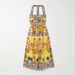 Sultry Floral Print Sundress – Strap Pocket Maxi Dress, Breathable Polyester & Adjustable Ties (S-Xl, Summer Essential)_ecoleips.com