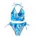 Women's Clothing New Swimsuit Women's Sexy Printed High Waist Bikini Split Swimsuit Bikini_ecoleips.com