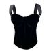 Cross Border Supply Black Velvet Zipper Style High End Inner Tights Body Shaper Outer Wear Fishbone Bra Suspenders_ecoleips.com