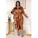 Women's Clothing Nightclub Clothes Reflective Silk Pleated Strap Shirt Dress_ecoleips.com