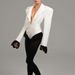 Women's Clothing Autumn And Winter New Temperament Sexy V Neck Slim Lace Splicing Small Suit Jumpsuit Female_ecoleips.com