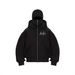 Women's Trendy Autumn Winter Printed Hooded Sweatshirt Loose Fit Zip Up High End Double Hood Top Jacket Print_ecoleips.com