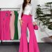 High Waisted Slim Fit Elastic Flared Pants For Women Spring/Summer Casual Versatile Fashion Trousers American Style_ecoleips.com