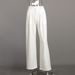 Women's Clothing Pure White Trousers For Women Spring And Summer New High Waist Wide Leg Trousers European And American Temperament Commuting_ecoleips.com