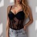 Trade New Hot Girl Low Cut Underwire Fishbone Bra Waist Cinching Velvet Embroidered High End Tank Top For Women_ecoleips.com