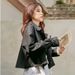 2022 New Loose Fit Petite Versatile Autumn Street Style Short Blazer Trench Coat Women's Fashion_ecoleips.com