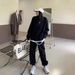 European American Style Cross-Border Sports Suit Women, New Loose Sweatshirt Running Pants, Fashionable Casual Two-Piece_ecoleips.com