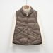Siyu Korean Style Stand Collar Vest Women's New Down Jacket Autumn Winter Sleeveless Warm_ecoleips.com