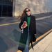 Women's Trench Coat Trendy mid Length Petite Sophisticated Casual Suit Style New Spring Autumn_ecoleips.com