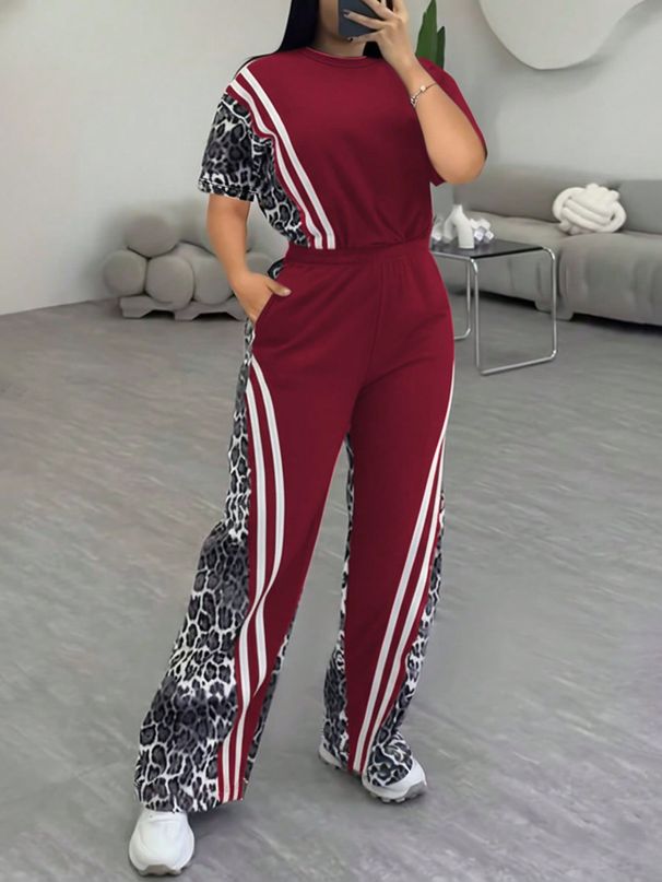 Women's Clothing Casual Two Piece Set Comfortable Straight Leg Pants Autumn Winter Style_ecoleips.com