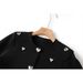 Women's Clothing high quality super heavy metal heart buckle decorated round neck knitted cardigan new spring and autumn tops_ecoleips.com