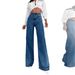 Best Selling Street Style JEANS Straight Leg Loose Versatile Wide Leg Long Jeans Washed Denim Jeans_ecoleips.com