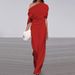 Women's Clothing One Shoulder Loose White Jumpsuit Hot Selling Women's Pants_ecoleips.com
