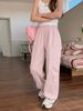 K Thin And Slimming Work Pants For Women, Drawstring High Waisted Wide Leg Pants With Multiple Pockets, Quick Drying Casual Pants_ecoleips.com