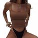 Women's Clothing Y2K Women's Short Camisole Sexy Hot Girl Style Summer Clothing Tight Fit For Formal & Casual For Women_ecoleips.com