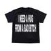 Cross-border 2024 New American Style Letter Print Loose Top Casual Pullover Round Neck Short Sleeve T-Shirt_ecoleips.com