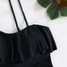 Women's Clothing New Multi Color Ruffled One Shoulder Mesh Hollow Sexy One Piece Swimsuit Female Bikini_ecoleips.com