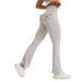 Cross-border Best-selling Workwear With Pockets, High-waisted, Quick-drying Lulu Yoga Flared Pants, Peach Butt Pocket_ecoleips.com