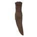 European American 2025 Summer New Fashionable Unique Slim-Fit Ruched Bodycon Dress With Side Slit And Sleeveless Design_ecoleips.com
