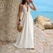 DiYun European And American Elegant Style Strapless Solid Color Long Dress Women's Clothing 2026 Summer_ecoleips.com