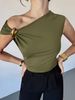 Women’s Sleeveless Tank Top Solid Color Slim Fit Metal Ring Detail Casual Chic Basic Top Summer Fashion Minimalist Vest Shirt_ecoleips.com
