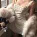 2025 New Summer Style For Slightly Plump Girls: Sweet Spicy Polka Dot Square Neck Strap Dress With Slim Waist And Puffy_ecoleips.com