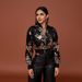 Autumn New Women's Sexy Hot Girl Style Sequin Embroidered Short Slim Long Sleeve Jacket_ecoleips.com