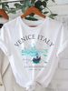 European And American Cross-border Foreign Trade Clothing - Round-neck Printed Women's Short-sleeve T-shirt Top_ecoleips.com