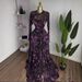 In Stock 2026 Cross-border European And American Women's Clothing: Bell-sleeve Mesh See-through Flocked Pleated Long_ecoleips.com