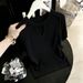 Women's Slimming Ice Silk Knitted Top Short Sleeve Hollowed Out Design Summer Beautiful Plus Size Fashion_ecoleips.com