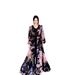 Summer New Women's Long Sleeved Dress Two Piece Set With Camisole - Fashionable Individual Style Design Polyester_ecoleips.com
